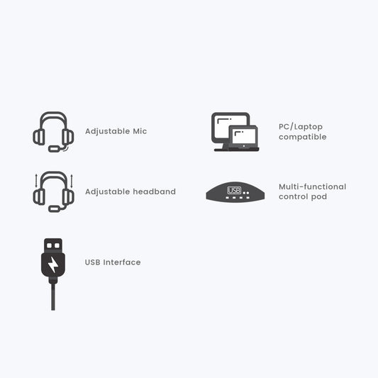 Zebronics Supreme USB headset feature overview