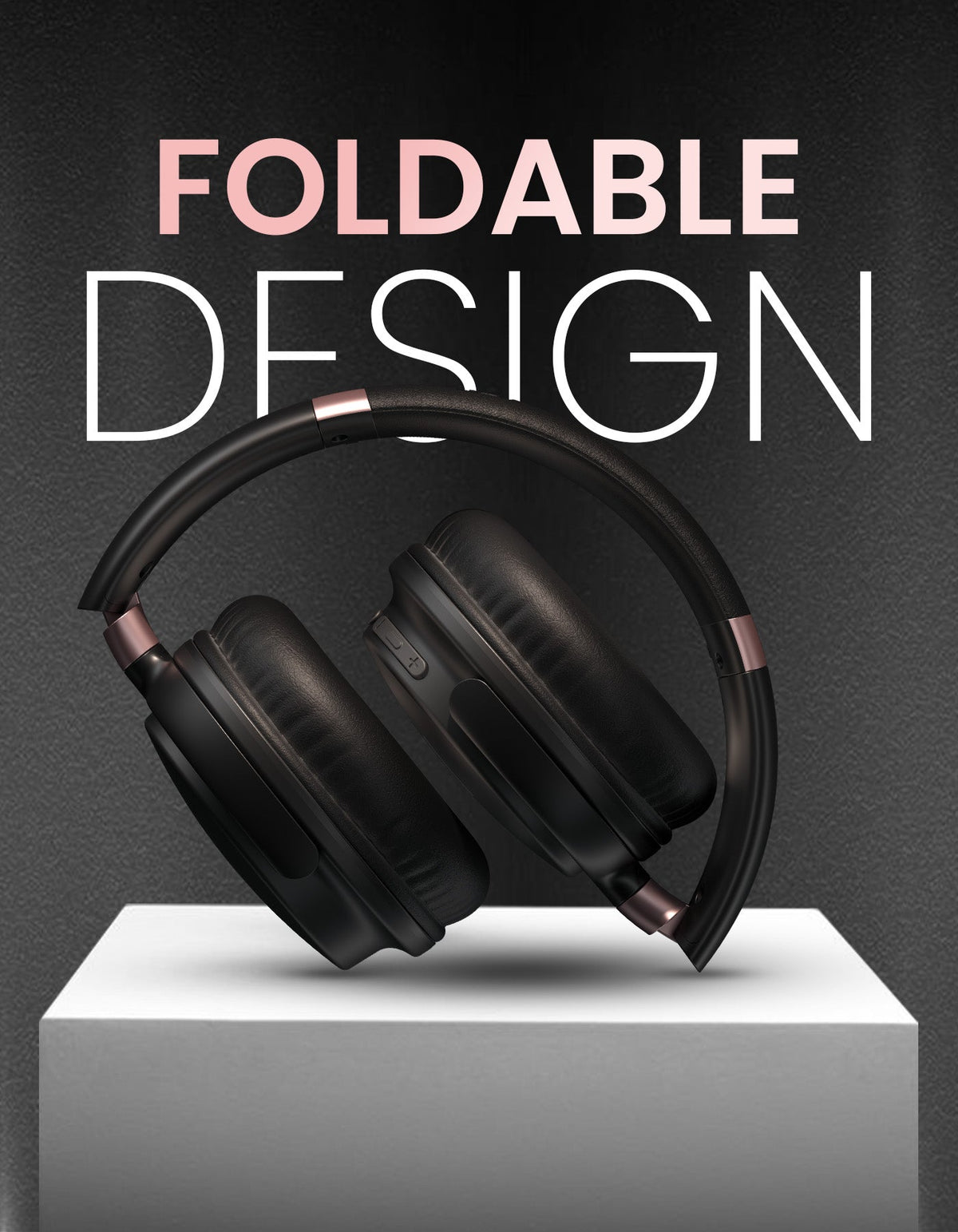 Portronics Muffs M3 foldable headphones feature
