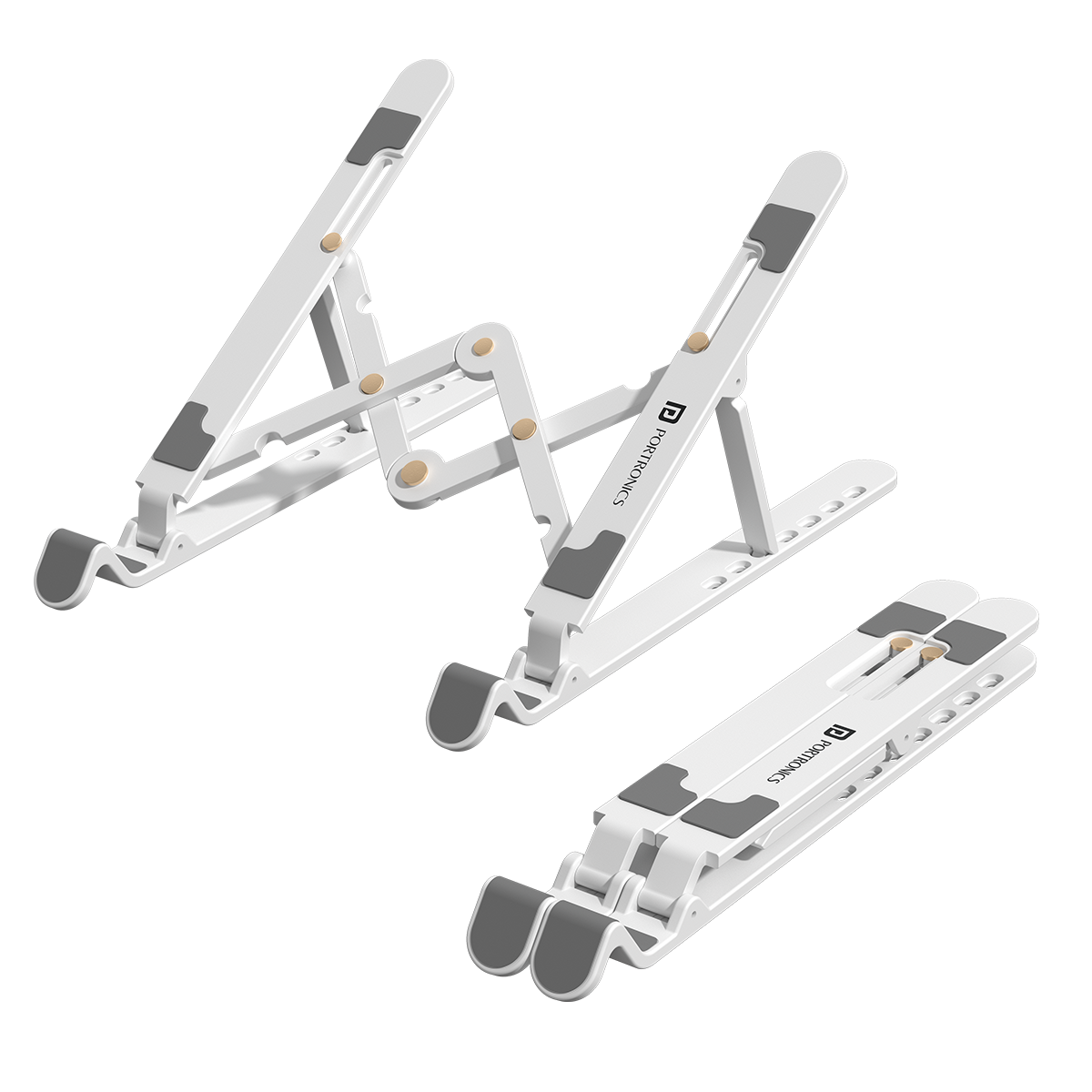 Portronics My Buddy K Lite foldable portable laptop stand