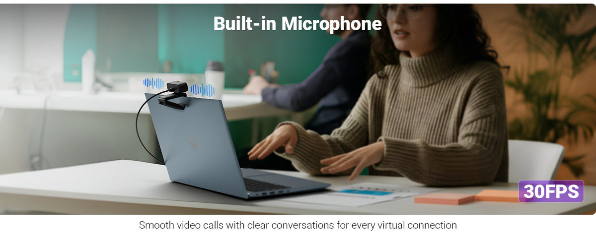 Zebronics Live Pro webcam built-in microphone feature