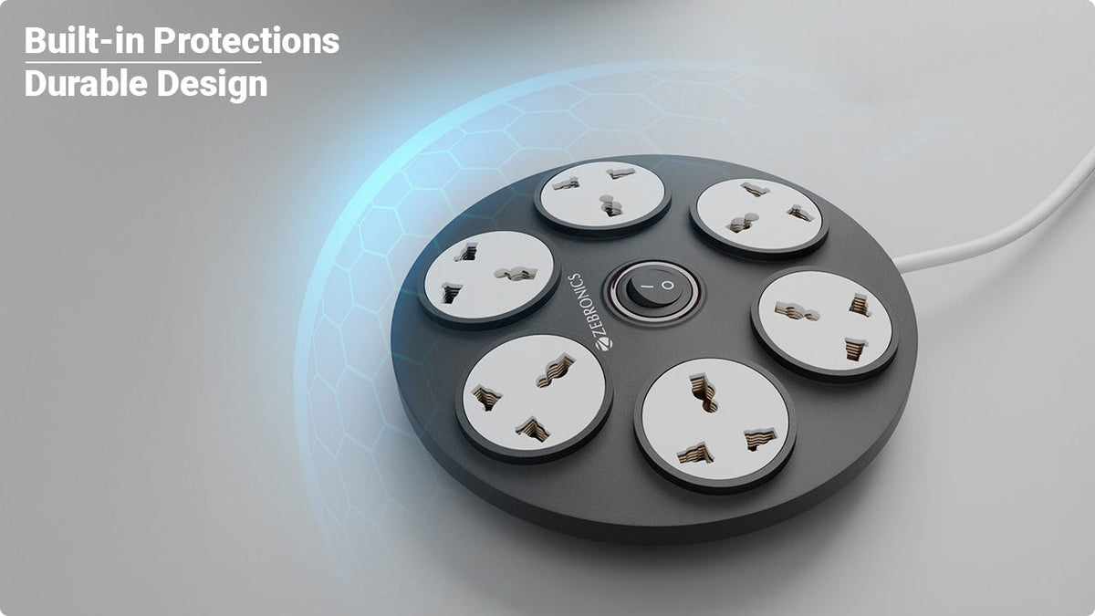 Zebronics Power Block 162 power extension detailed feature