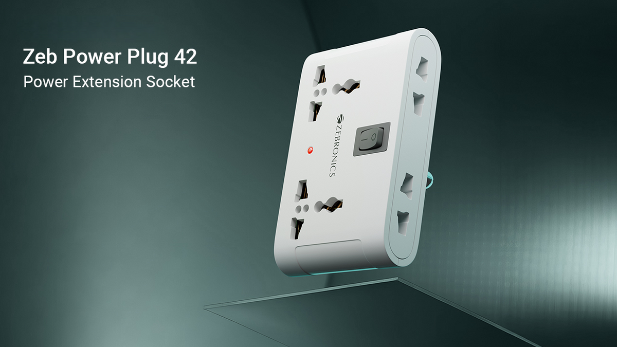Zebronics Power Plug 42 extension board feature view