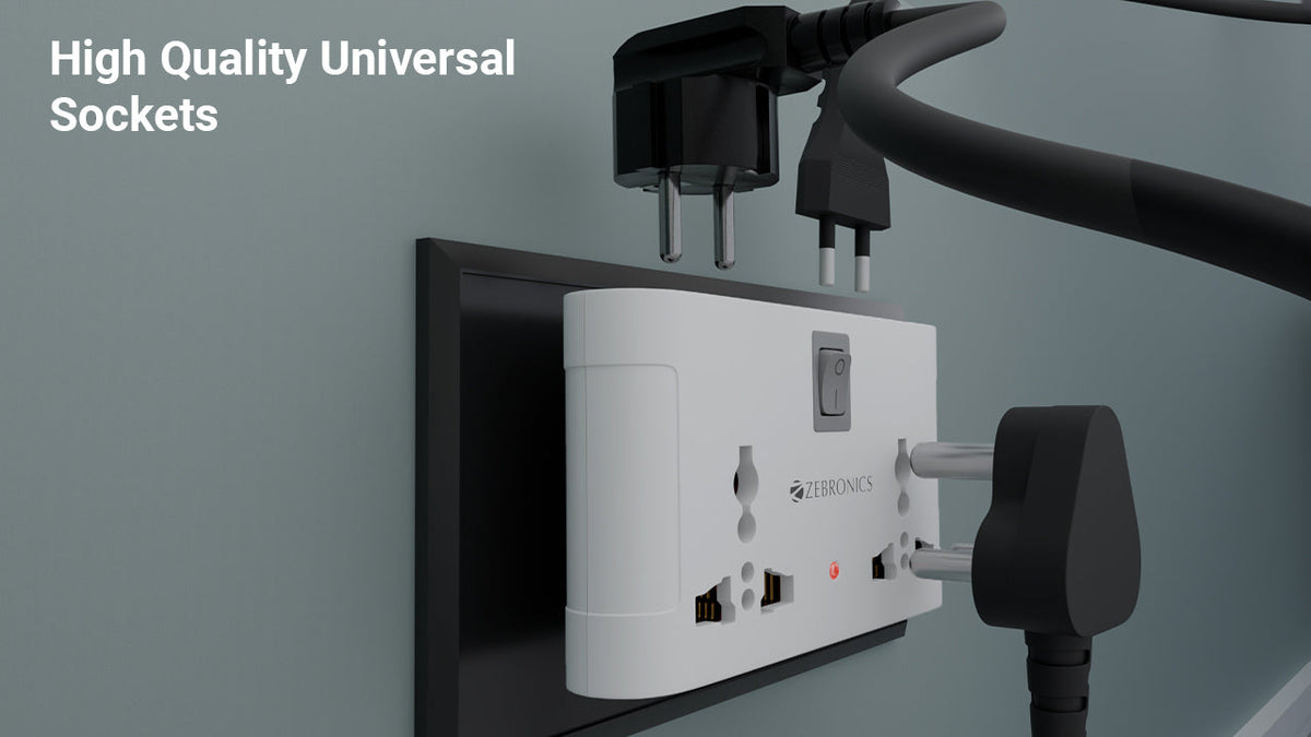 Zebronics Power Plug 42 switch and protection feature
