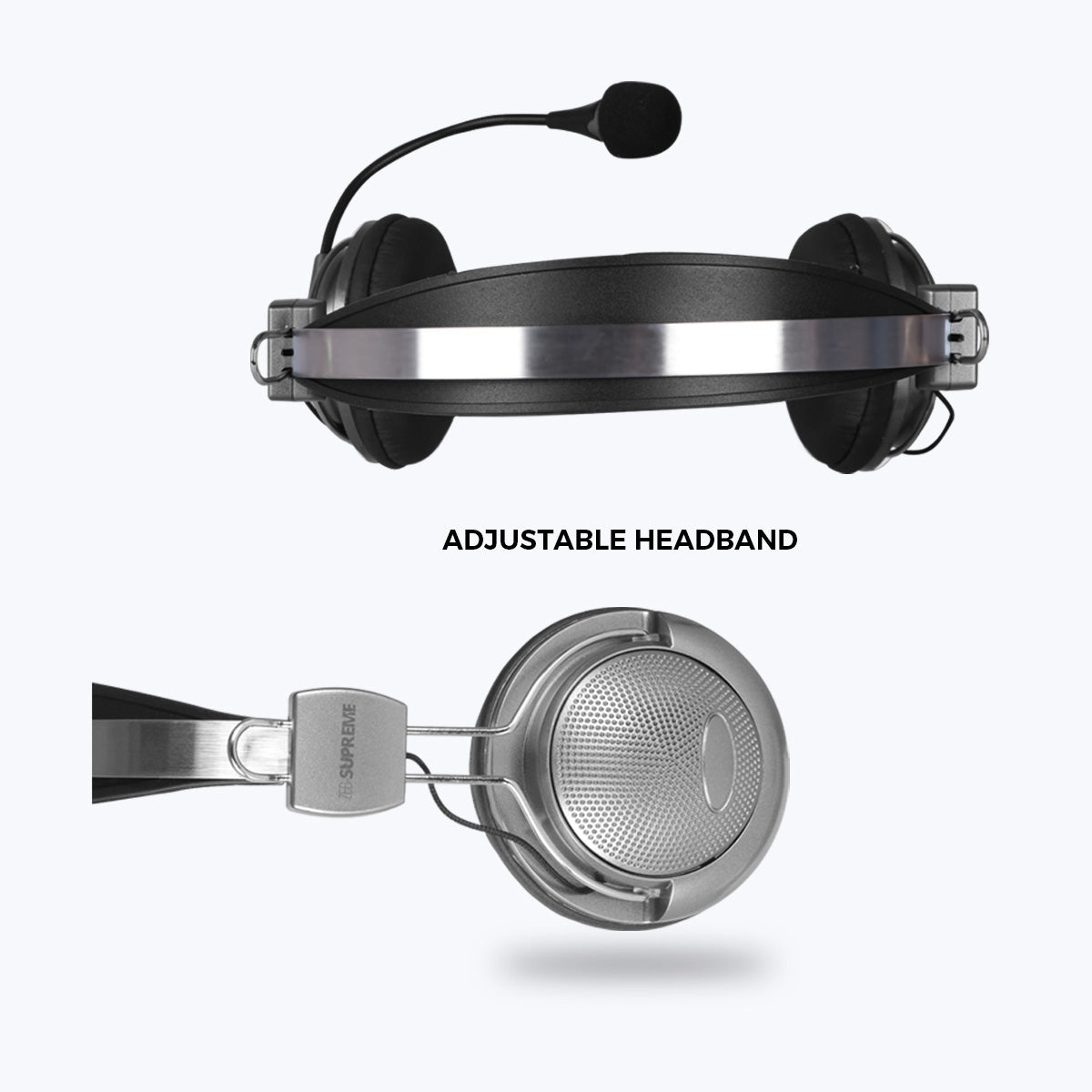 Zebronics Supreme headset adjustable headband detail