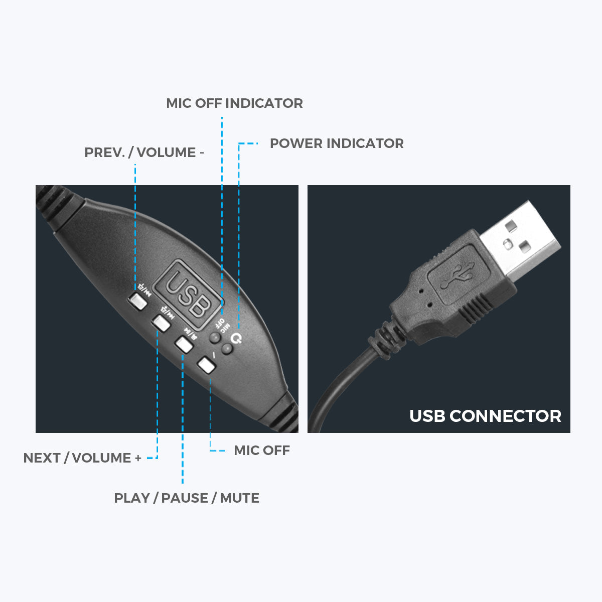 Zebronics Supreme wired headset additional feature view